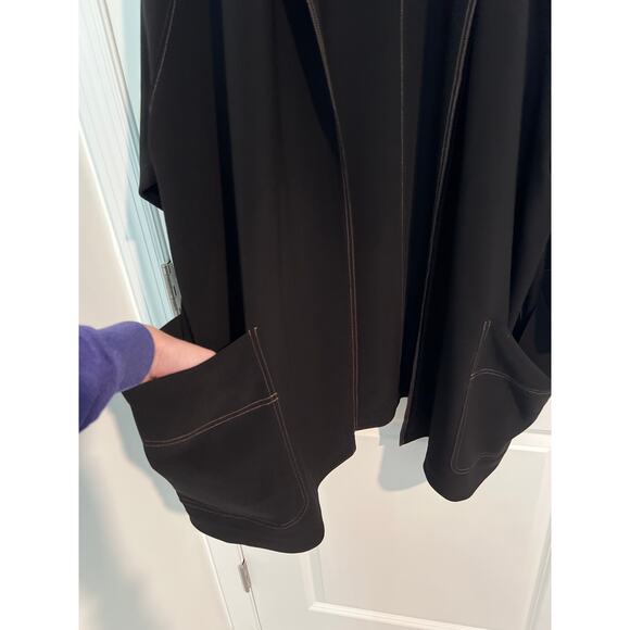 Chico’s Open Front Black Cardigan – Size 3 (US XL/16) - Picture 4 of 5